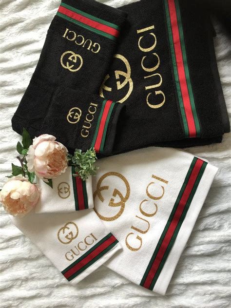 cheap gucci bath towels|gucci bath towels and rugs.